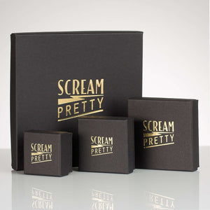 SCREAM PRETTY | Crocodile Stud Earrings With Green Eyes | Gold Plated