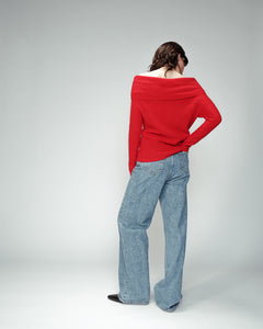 GRACE & MILA | Oranger Wool Sweater | Red