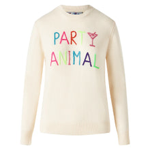 Load image into Gallery viewer, MC2 SAINT BARTH | Knitted Sweater Party Animal | Off White - LONDØNWORKS