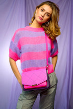 Load image into Gallery viewer, Noella | Talisa Knit Sweater | Pink &amp; Lilac - LONDØNWORKS