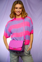 Load image into Gallery viewer, Noella | Talisa Knit Sweater | Pink &amp; Lilac - LONDØNWORKS
