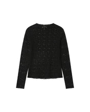 Load image into Gallery viewer, GRACE &amp; MILA | Shady Long Sleeve Lace Top | Black - LONDØNWORKS