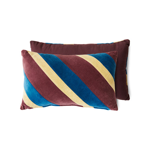 HKLIVING | Striped Velvet Cushion | Speakeasy