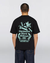 Load image into Gallery viewer, EDWIN | Hardware Store Shibuya T-shirt | Black Garment Washed