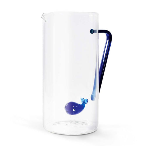 WD LIFESTYLE | Drinking Glass Carafe | Whale - LONDØNWORKS