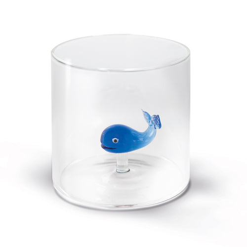 WD LIFESTYLE | Drinking Glass Cup | Whale - LONDØNWORKS