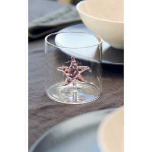 WD LIFESTYLE | Drinking Glass Cup | Starfish - LONDØNWORKS