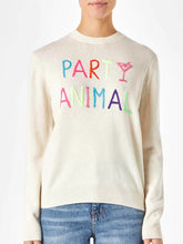 Load image into Gallery viewer, MC2 SAINT BARTH | Knitted Sweater Party Animal | Off White - LONDØNWORKS