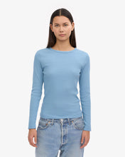 Load image into Gallery viewer, COLORFUL STANDARD | Women Organic Rib Long Sleeve T Shirt | Seaside Blue - LONDØNWORKS