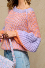 Load image into Gallery viewer, NOELLA | Liana Knit Jumper | Lilac &amp; Apricot - LONDØNWORKS