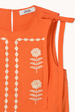 Load image into Gallery viewer, THE TINY BIG SISTER | Embroidered Top | Summer Red