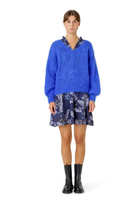 AMERICANDREAMS | Milana Mohair Jumper | Electric Blue - LONDØNWORKS