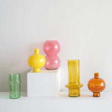 Load image into Gallery viewer, URBAN NATURE CULTURE | Vase Recycled Glass Round | French Vanilla - LONDØNWORKS