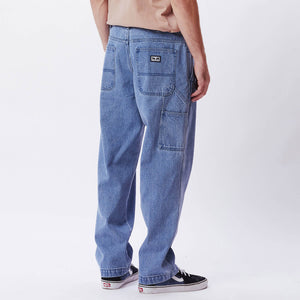 OBEY | Hardwork Carpenter Denim Trousers | Light Indigo - LONDØNWORKS