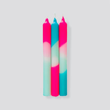 Load image into Gallery viewer, PINK STORIES | Tall Deep Dye Neon Candles | Peppermint Clouds - LONDØNWORKS