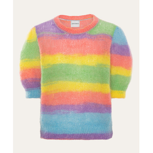 AMERICANDREAMS | Kenza Short Sleeves Jumper | Rainbow - LONDØNWORKS
