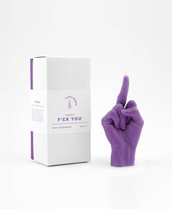 CANDLE HAND | Fcuk | Purple - LONDØNWORKS