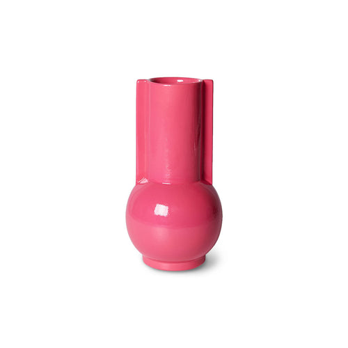 HK LIVING | Ceramic Vase | Hot Pink - LONDØNWORKS