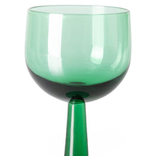 Load image into Gallery viewer, HK LIVING | The Emeralds High Wine Glasses Set Of 4 | Fern Green - LONDØNWORKS