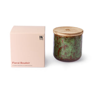 HK LIVING | Ceramic Scented Candle | Floral Boudoir - LONDØNWORKS