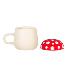 Load image into Gallery viewer, S &amp; B | Mushroom Mug with Lid | Red - LONDØNWORKS