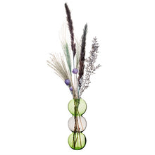 Load image into Gallery viewer, S &amp; B | Triple Bubble Vase Glass | Grey &amp; Olive - LONDØNWORKS