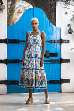 Load image into Gallery viewer, EMILY LOVELOCK | Anette Tropical Dress | White - LONDØNWORKS
