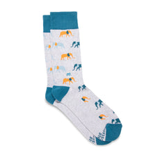 Load image into Gallery viewer, CONSCIOUS STEP | Socks That Protect Elephants | Grey - LONDØNWORKS