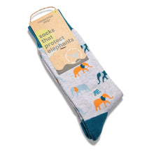 Load image into Gallery viewer, CONSCIOUS STEP | Socks That Protect Elephants | Grey - LONDØNWORKS
