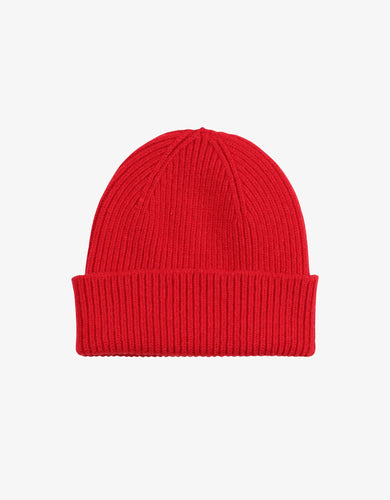 COLORFUL STANDARD | Merino Wool Beanie | Scarlet Red - LONDØNWORKS