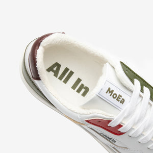 MoEa | All In Vegan Sneakers | White Multi - LONDØNWORKS
