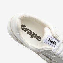 Load image into Gallery viewer, MoEa | Grape Vegan Sneakers | White - LONDØNWORKS