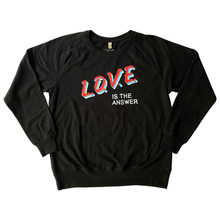 Load image into Gallery viewer, PHANTASY | Love Is The Answer Sweatshirt | Black - LONDØNWORKS