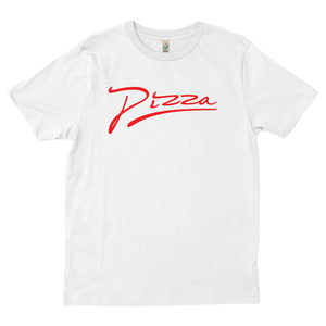 PHANTASY | Pizza T-Shirt | White - LONDØNWORKS