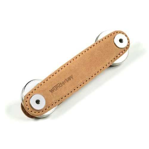 WUNDERKEY | Wunderkey Leather Key Holder | Caramel - LONDØNWORKS