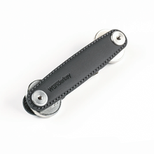 Load image into Gallery viewer, WUNDERKEY | Wunderkey Leather Key Holder | Black - LONDØNWORKS