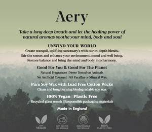 AERY | Nordic Cedar Scented Candle | White Clay - LONDØNWORKS