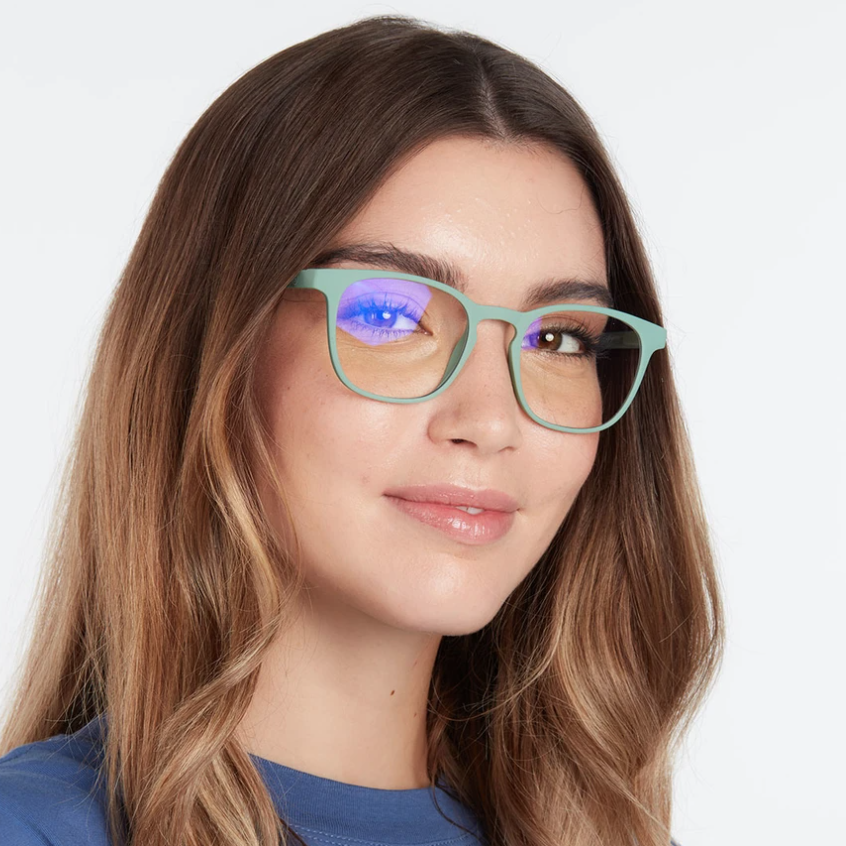 BARNER Dalston Blue Light Glasses Military Green LONDONWORKS