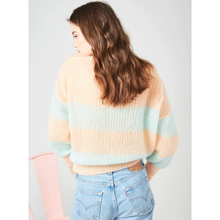 Load image into Gallery viewer, LES TRICOTS DE LEA | Malala Knitted Jumper | Peach &amp; Mint - LONDØNWORKS