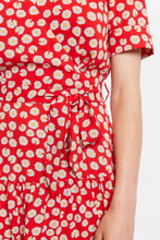 Load image into Gallery viewer, LOUCHE | Emin Daisy Dancer Midi Dress | Red - LONDØNWORKS
