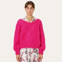 Load image into Gallery viewer, AMERICANDREAMS | Milana Mohair Jumper | Neon Pink - LONDØNWORKS