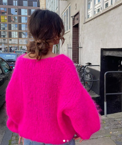 AMERICANDREAMS | Milana Mohair Jumper | Neon Pink - LONDØNWORKS