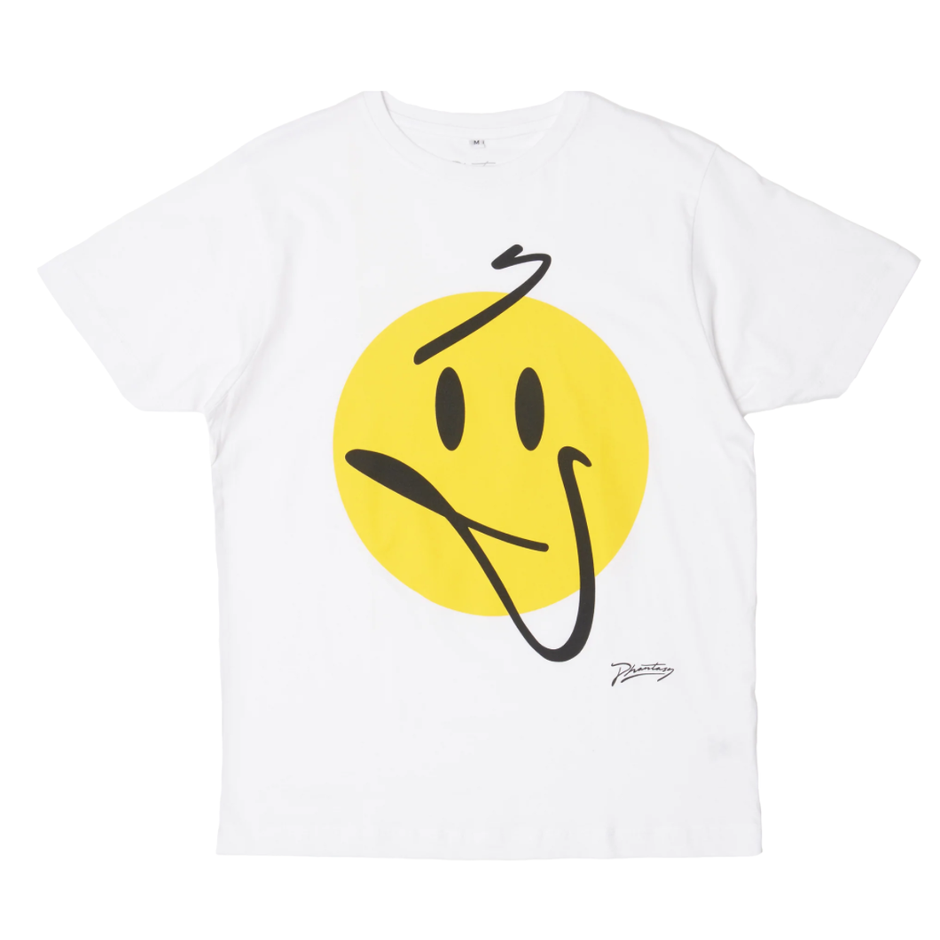 PHANTASY | Smile T-Shirt | White - LONDØNWORKS