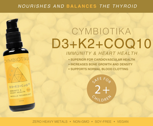 CYMBIOTIKA | Synergy D3 + K2 + COQ10 | Immunity + Heart Health - LONDØNWORKS