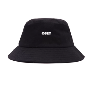 OBEY | Bold Twill Bucket Hat | Black - LONDØNWORKS