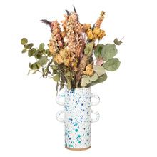 Load image into Gallery viewer, S &amp; B | Splatterware Large Vase | Turquoise and Blue - LONDØNWORKS