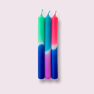 PINK STORIES | Dip Dye Neon Candle | Forever Tulum - LONDØNWORKS