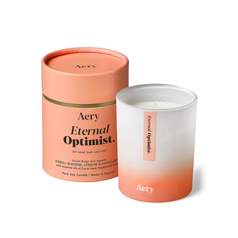 AERY | Eternal Optimist Scented Candle | Neroli Blossom, Jasmine & Sandalwood - LONDØNWORKS