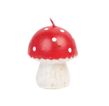 Load image into Gallery viewer, TALKING TABLES | Small Midnight Forest Toadstool Candle | Red - LONDØNWORKS