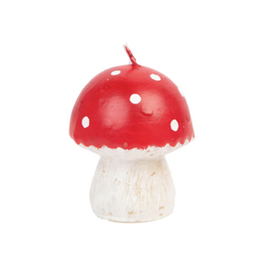 TALKING TABLES | Small Midnight Forest Toadstool Candle | Red - LONDØNWORKS